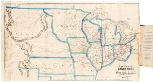 The States and Territories of The Great West; Including Ohio, Indiana, Illinois, Missouri, Michigan, Wisconsin, Iowa, Minesota (sic), Kansas, and Nebraska