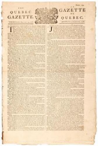 The Quebec Gazette / La Gazette de Quebec