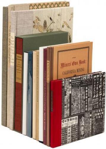 Twelve volumes from the Book Club of California