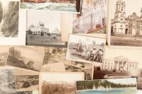 Nine photographs of various places and scenes in the United States
