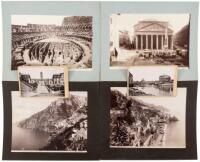 Approximatly 115 original albumen photographs of people, scenery, architecture and archeological ruins of Italy