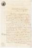 Autograph Letter, signed, congratulating the new Captain General of Cuba, Joaquin de Ezpeleta