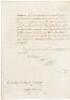 Autograph Letter, signed, congratulating the new Captain General of Cuba, Joaquin de Ezpeleta - 2