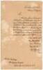 Autograph Letter, signed, from the U.S. Consul at Havana regarding the return of a mutinous American seaman