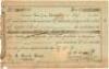 Two death certificates for Chinese slaves in Cuba and receipt for payment
