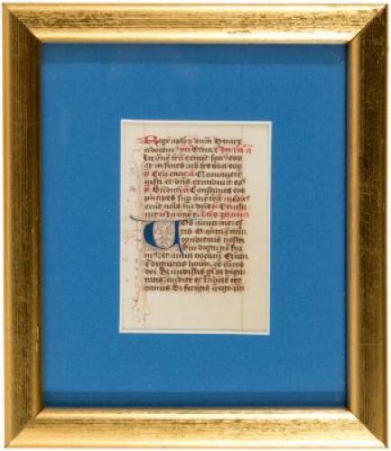 Illuminated manuscript leaf from a psalter