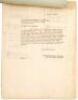 Typed Letter Signed by Franklin D. Roosevelt as President, to L.F. Livingston, regarding postal covers sent to him for his collection - 2