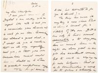Autograph Letter Signed - 1941 Female T.E.Lawrence sees Nazi coup in Iraq