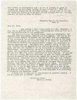 Autograph Letter Signed - 1900 &lsquo;Radical&rsquo; Professor fired at Stanford, first academic freedom cause c&eacute;l&egrave;bre in America