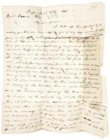 Autograph Letter Signed by Abraham Miller, to the Rev. Daniel Wells, relating his arrival at the Bassa Mission in Liberia