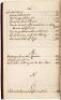 Hand-written "Standing Orders 1749" - rules of Parliamentary procedure - 6