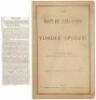 Document Signed by Alexander Graham Bell, certifying Abby Locke Stone as a teacher at the American Association to Promote the Teaching of Speech to the Deaf - plus related items - 2