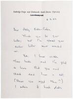 Autograph Letter Signed by Christopher Milne