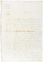 Manuscript document about the Anti-Slavery Society in Spanish