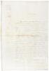 Manuscript document about the Anti-Slavery Society in Spanish