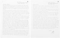 Archive of 4 Typed Letters Signed by John Wayne Gacy, to Robert Klaus Allen