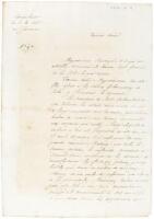 Manuscript document about the Anti-Slavery Society in Spanish