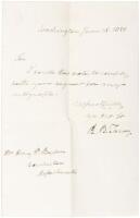 Autograph Letter Signed by Roger B. Taney, to Henry P. Boyden