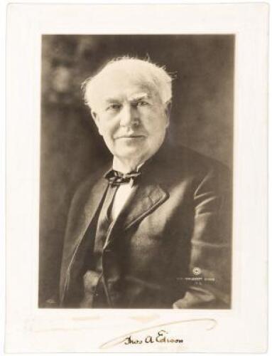 Photograph Signed by Thomas A. Edison