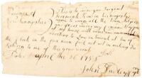 French and Indian War Manuscript Call to Arms, 1758