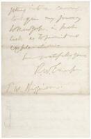 Autograph Letter Signed by Ralph Waldo Emerson, to Thomas Wentworth Higginson, a writer, editor and abolitionist Unitarian minister