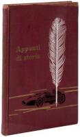 Appunti di Storia - Inscribed by Enzo Ferrari