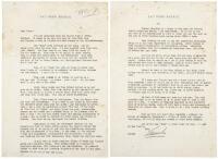 1936-43 Papers of NBC ad executive and Bob Hope radio show producer in World War II Hollywood