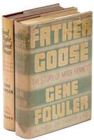 Two volumes by Gene Fowler, each signed and inscribed