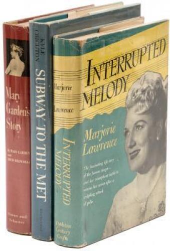 Three volumes inscribed and signed by Opera stars