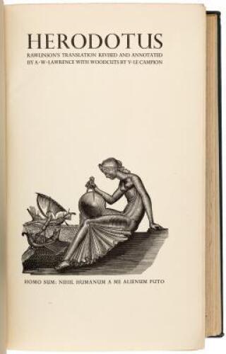 The History of Herodotus of Halicarnassus: The Translation of G. W. Rawlinson Revised & Annotated by A. W. Lawrence