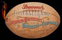 Official Score Book of Football Game: Stanford University vs. University of California, Thanksgiving Day November 29, 1894