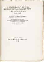 A Bibliography of the History of California and the Pacific West, 1510-1906. Together with the Text of John W. Dwinelle's Address on the Acquisition of California by the United States of America