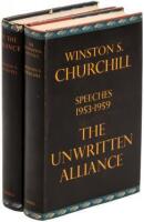 Two volumes of Churchill's Post-War Speeches