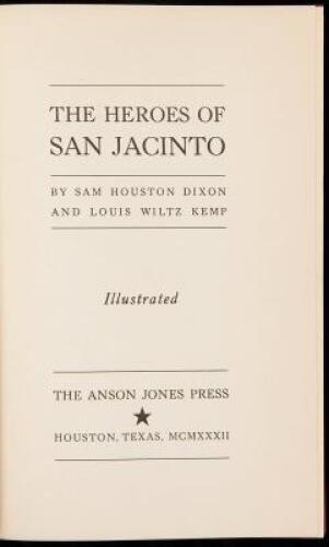 The Heroes of San Jacinto