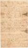 Manuscript document regarding the sale of a Labore[sic] of Land in the Republic of Taxas[sic] - 2