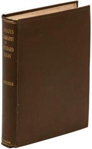 An Annotated Bibliography of Sir Richard Francis Burton, K.C.M.G.