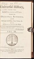 An Universal History, from the Earliest Account of Time, Compiled from Original Authors...Vol. XII - Millard Fillmore's copy