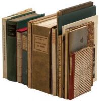 Sixteen volumes of miscellaneous fine press books