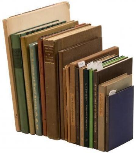 Seventeen volumes of fine press books on Americana, including five volumes of the Baja California Travels Series