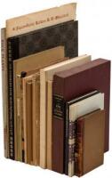 Seventeen volumes of fine press books on Americana, including the Zamorano Club, science etc.