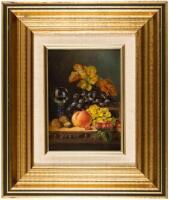 Four framed still life paintings