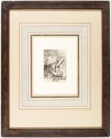 Le Chapeau Epingle - original etching by Renoir