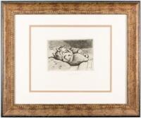 Little Cats - original etching