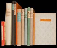 Ten volumes from the Grabhorn Press