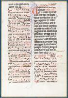 Illuminated manuscript leaf from a breviary, on vellum