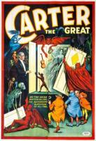 Carter the Great - Do the Dead Materialize? The Absorbing Question of All Time - poster advertising the magician Carter the Great