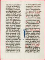 Illuminated manuscript leaf from a French breviary, on vellum