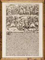 Printed leaf from the History of Rome (Römische Historien)