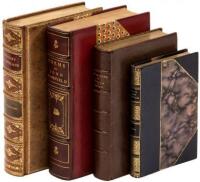 Four finely bound books