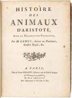 Histoire des Animaux d'Aristote